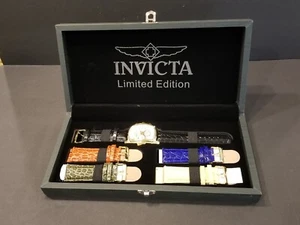 Invicta Men's Watch Set w/ Interchangeable Leather Bands Limited Edition - Picture 1 of 7