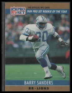 1990 Pro Set #1 Barry Sanders - Picture 1 of 2
