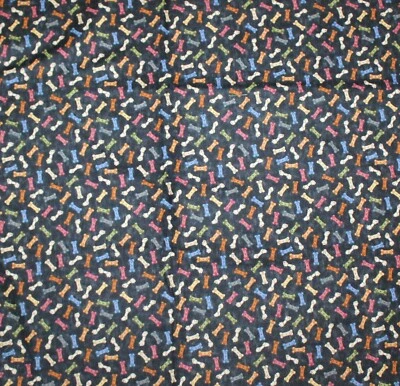 1 Yard of Cotton Fabric  Dog Bones  - Image 1 of 2
