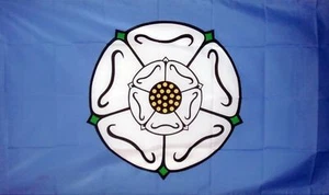 YORKSHIRE WHITE ROSE 3X2 FLAG YORK HARROGATE ENGLAND - Picture 1 of 1