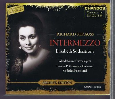 R. STRAUSS 2 CDs (SEALED)INTERMEZZO SIR JOHN PRITCHARD ELISABETH SODERSTROM - Photo 1/2
