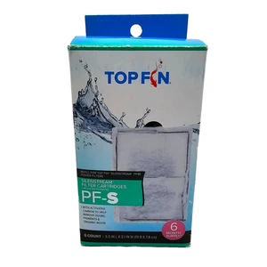 HiTauing 6er Pack PF-S Filterkartusche für Top Fin Silenstream PF10 Netzfilter - Bild 1 von 4