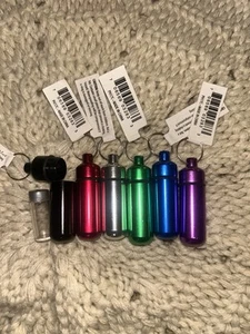 Schlüsselanhänger Urnen. 6er Set - Lot. Schlicht, bunt und Metall mit Glaseinsatz - Bild 1 von 3