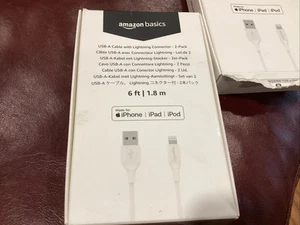 1 Pack Brand New Apple 6’ Cable iPhone iPad Mfi Certified - Photo 1 sur 2