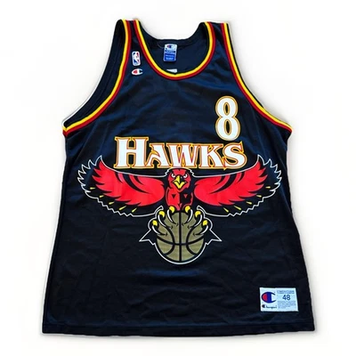 Camiseta de Colección Campeón Atlanta Hawks Para Hombre XL 90s NBA Steven Smith Foto 1 de 4