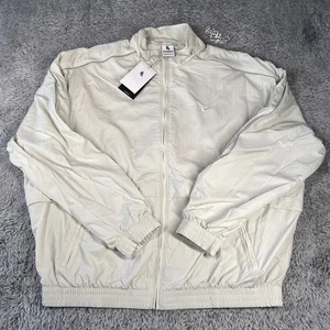 Nike NSW Swoosh Solo Woven Track Jacket Size Large Men Light Bone FB8622-072 - Picture 1 of 7