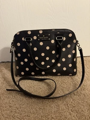 Bolso bandolera de cuero Kate Spade NY Wellesley para mujer negro Foto 1 de 3