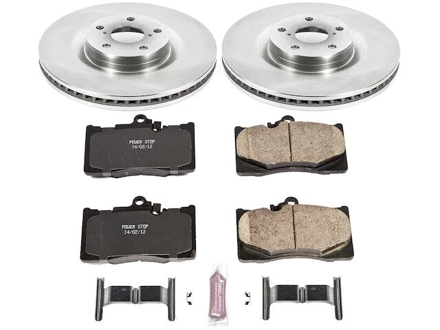 Front Brake Pad and Rotor Kit For 2011-2013 Lexus IS350 2012 QJ888KC - Imagem 1 de 1