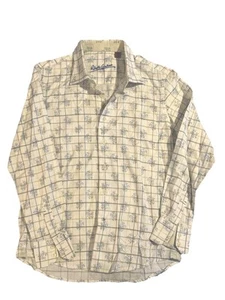 Robert Graham Button Up Shirt Kids Boys Size M 10-12 White Long Sleeve - Picture 1 of 6