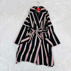 Vivienne Westwood RED LABEL Abrigo Vestido a Rayas con Cinturón Mujer 2 - Imagen 1 de 14