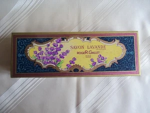 Roger Gallet Savon Lavande Luxus-Seife 3x 3 1/4 oz  unbenutzt Originalschachtel - Bild 1 von 3