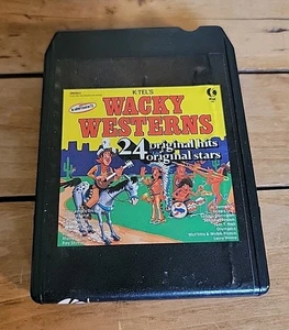 RARE Vintage 1975 K-Tel's "Wacky Westerns" 8-Track Tape - 24 Songs, Tested, VGC! - Picture 1 of 12