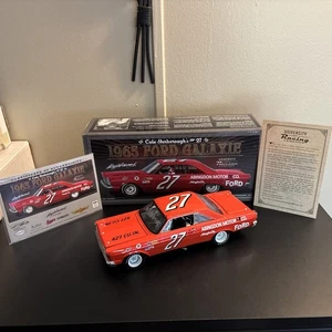 # 27 Autographed Cale Yarborough 65 Ford Galaxie - University of Racing Legends - Picture 1 of 5