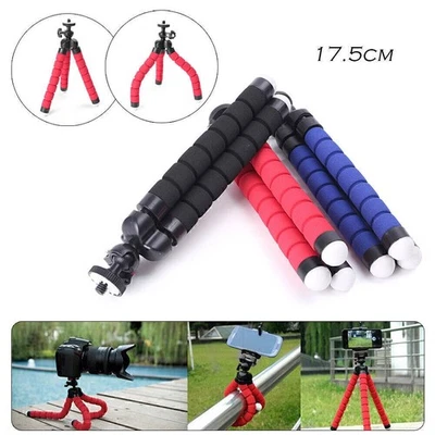 Mini Tripod Stand Portable Flexible for Gopro Camera  Canon Nikon iPhone Blue po - Image 1 of 4