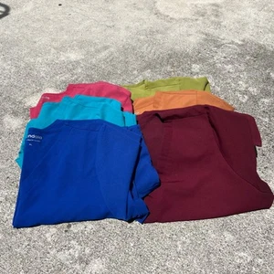 mandala scrub lot 6 tops XL - Picture 1 of 5