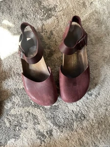 Birkenstock 40 100% Leder Messina Zinfandel Farbe Schuhe Damen - Bild 1 von 7