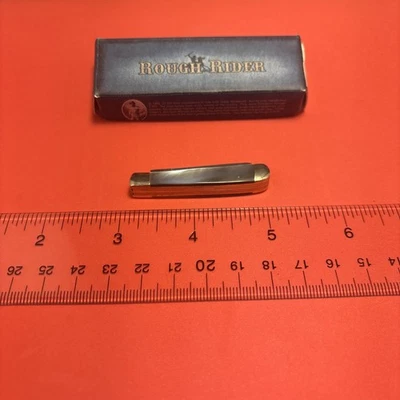 Rr801 Rough Rider крошечный черный жемчуг весы мини траппер карманный нож - Изображение 1 из 3