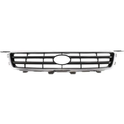 New For 2000-2001 Grille Toyota Chrome Camry Shell with Black Insert Plastic Foto 1 de 4