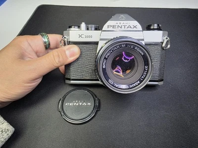 PENTAX K1000 35mm SLR Film Camera With 50mm f/2 Lens - (FOR PARTS ONLY)  - Image 1 of 4