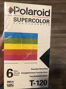 Polaroid Supercolor VHS T-120 Video Cassette Tapes 3 Pack New Factory Sealed! - Picture 1 of 2