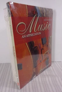 Music: An Appreciation by Roger Kamien Sixth 6th Ed. COMPLETE w/ CDs NEW SEALED! - Picture 1 of 4