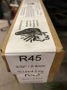 10# Box 3/32" x 36" Carbon Steel Welding Rods, R45, 52,000 psi, - Picture 1 of 1