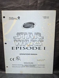 Star Wars Episode 1- Willliams- Pinball Manual - Schematics - Instructions - Picture 1 of 3