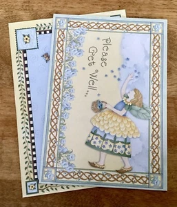 Leanin’ Tree Debbie Mumm Get Well Card W/Envelope, NEW - Picture 1 of 6