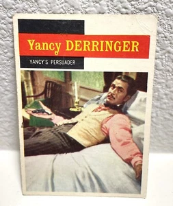 Jock Mahoney 1958 TOPPS TV WESTERNS Card Yancy Derringer #39 Yancy's Persuader - Picture 1 of 2