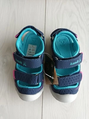 Sandalias Kamik para niños pequeños talla US 6/EU 23 azul rosa Foto 1 de 4