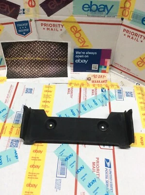 1988 LINCOLN TOWN CAR BUMPER LICENSE PLATE TRIM FORD # E0VB-17C857-AWD  - Image 1 of 4