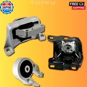 K2864 Engine Motor Mount & Transmission Mount Set 3Pc Fits 2013-2018 Ford Focus - Picture 1 of 6