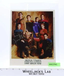 The Cast of Star Trek Deep Space 9 Siddig/Visitor/Farrell AUTOGRAPHED Picture - Picture 1 of 1
