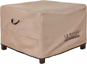 ULTCOVER Waterproof Patio Ottoman Cover Square Outdoor Side Table Furniture Cove - Picture 1 of 12