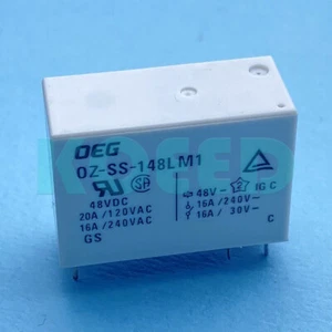 1PCS TYCO OZ-SS-148LM1 48VDC Power Relay 6Pins - Picture 1 of 4