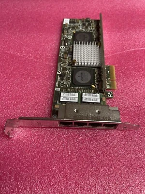 Cisco Broadcom 4-Port Ethernet Adapter 74-7069-02 BCM95709A0906G FH Bracket Used - Image 1 of 4