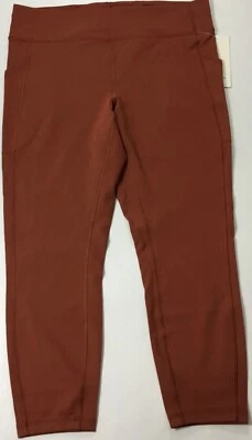 Lululemon Women's Invigorate 25” Tight LW5CQFS DKTE Red Orange Size 18 - Image 1 of 3