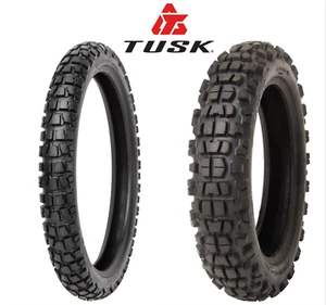 Tusk Waypoint Adventure Front & Rear Tire Set 90/90-21 &130/90-17 KLR650 DR650 - Picture 1 of 15