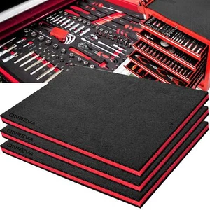 Tool Box Foam 3Pack 18x12x1 inch, Foam Inserts for Cases, Polyethylene Tool F... - Picture 1 of 9