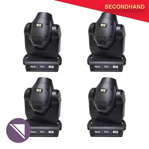 4x Martin Pro Rush MH1 Profile Plus LED Moving Head Spot with 2x Omega Clamps - Picture 1 of 5