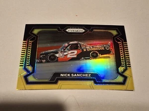 2024 Panini Prizm Racing Nick Sanchez Rides #28 Black Gold 1/5 - Picture 1 of 2