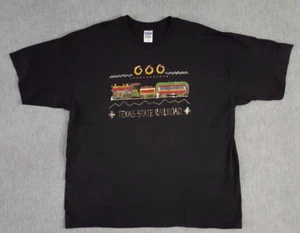 Texas State Railroad Gildan Adult XXL Black Short Sleeve Shirt - Picture 1 of 7