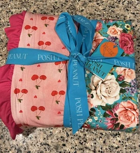 Luxe Ruffled Patoo Posh Peanut - Lennon & Very Cherry Floral Cherries Print - Picture 1 of 12