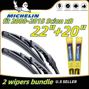 Wipers 2-Pack Premium Wiper Blades - fit 2008-2015 Scion xB 19220/200 - Picture 1 of 11