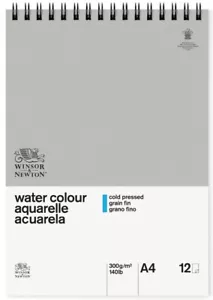 Winsor & Newton Blocco di Carta per Acquerello con Spirale 300gr 12 Fogli - Foto 1 di 7