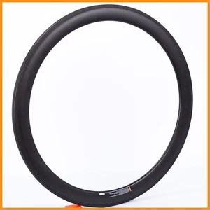 NEU AERO 50mm CARBON FELGE 700C 24 LÖCHER 24H RENNRAD FAHRRAD BREMSE 28" SCHL... - Bild 1 von 5