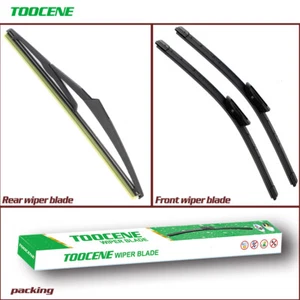 Front and Rear Windshield Wiper Blades for Smart Fortwo Forfour 453 2014-2020 - Picture 1 of 3