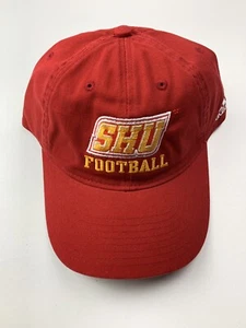 adidas Sacred Heart SHU Pioneers Football Red Hat Cap Adjustable One Size - Picture 1 of 5
