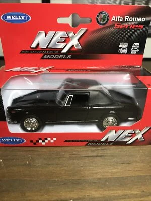 Welly Voiture Alfa Romeo 2600 Spider Métal Véhicule Miniature Collection - Photo 1/4