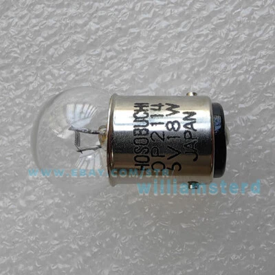 HOSOBUCHI OP2114 Double Contact Bulb 6V18W Hardness Tester Lamp Fault Indicator - Image 1 of 4